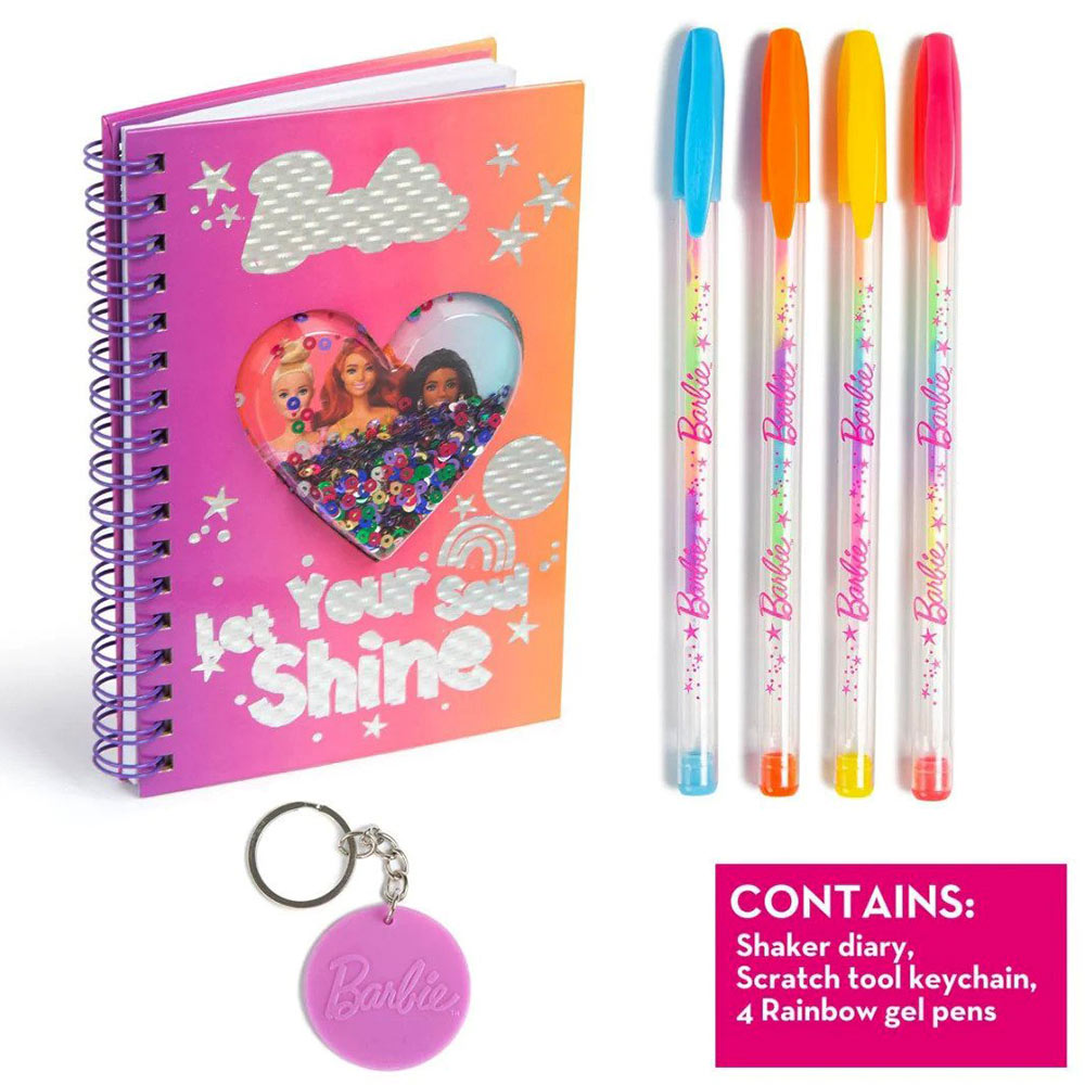 Barbie dnevnik sa olovkama i priveskom