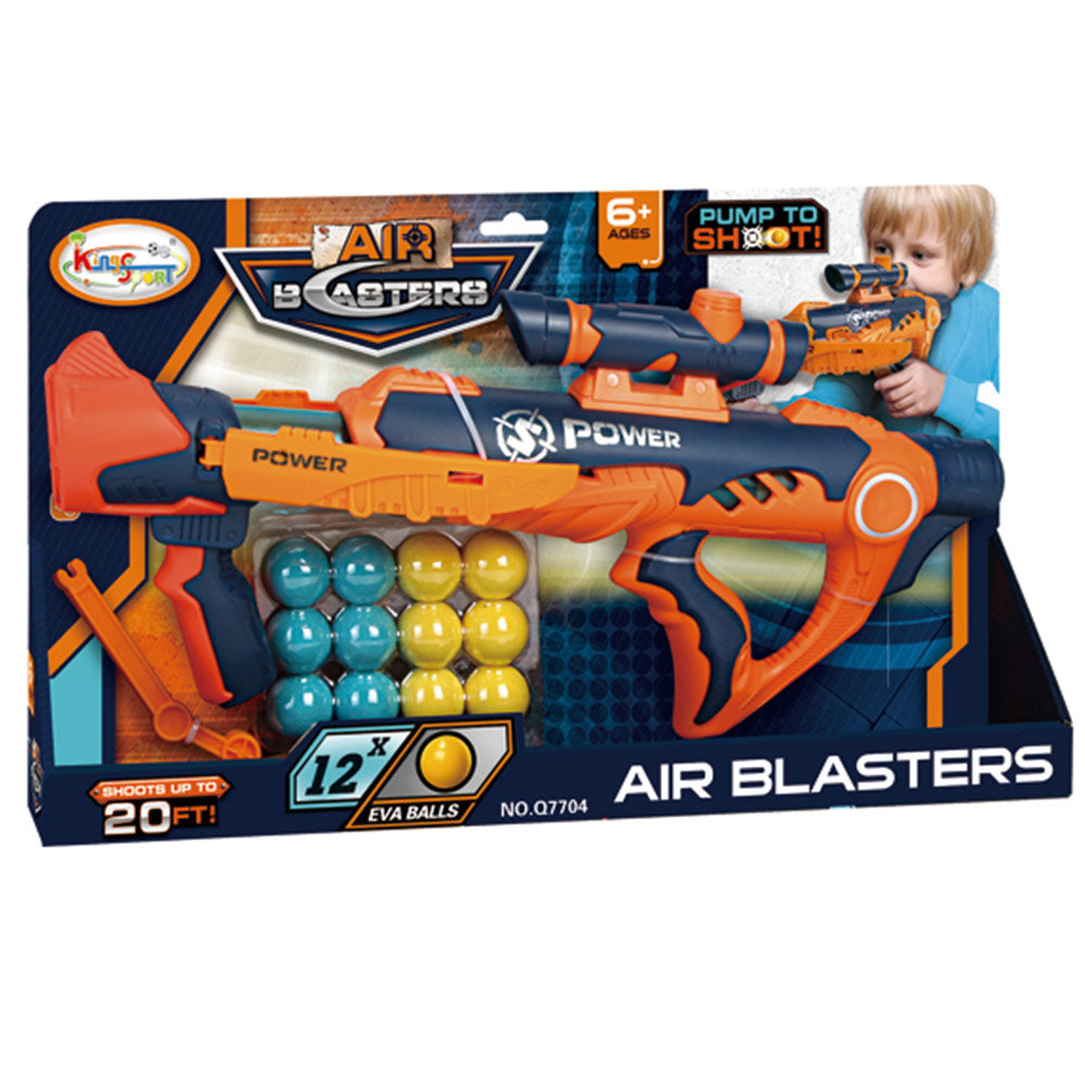 Airblasters power igračka sa lopticama narandžasti